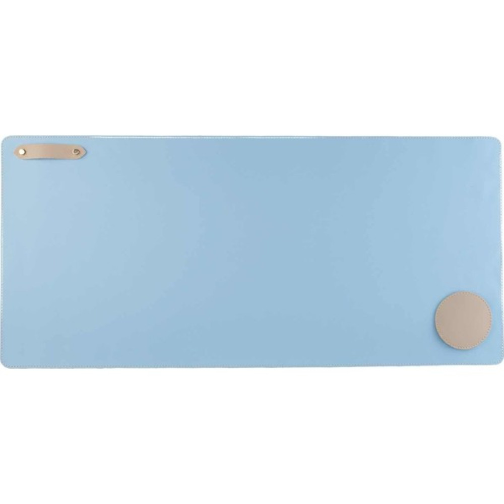 Dk Leather 0786599524164 Pu Deri Masa Matı Mouse Pad Sümen + Bardak Altlığı - Mavi Mouse Pad Fiyatı