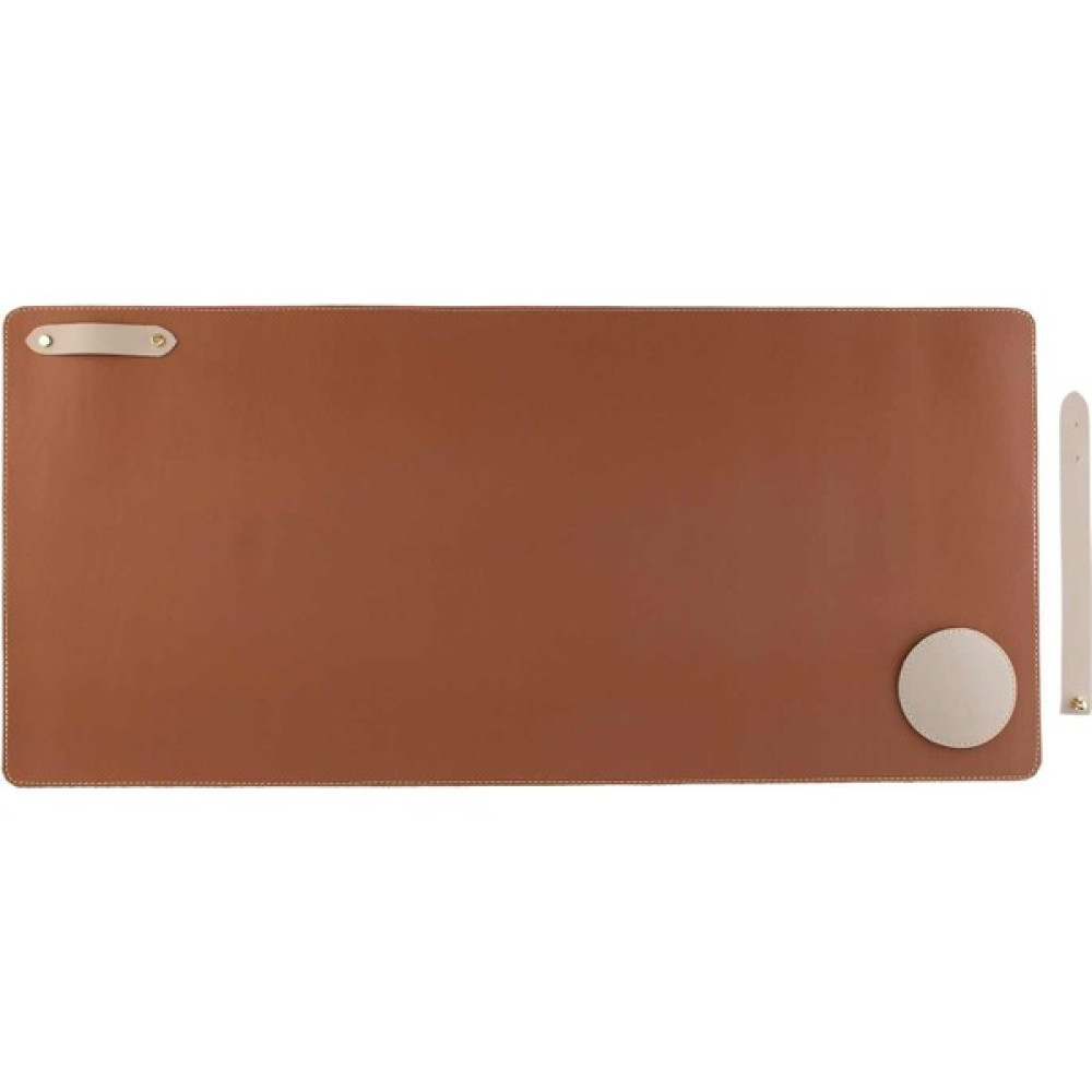 Dk Leather 0786599524218 Pu Deri Masa Matı Mouse Pad Sümen + Bardak Altlığı - Taba Mouse Pad Fiyatı