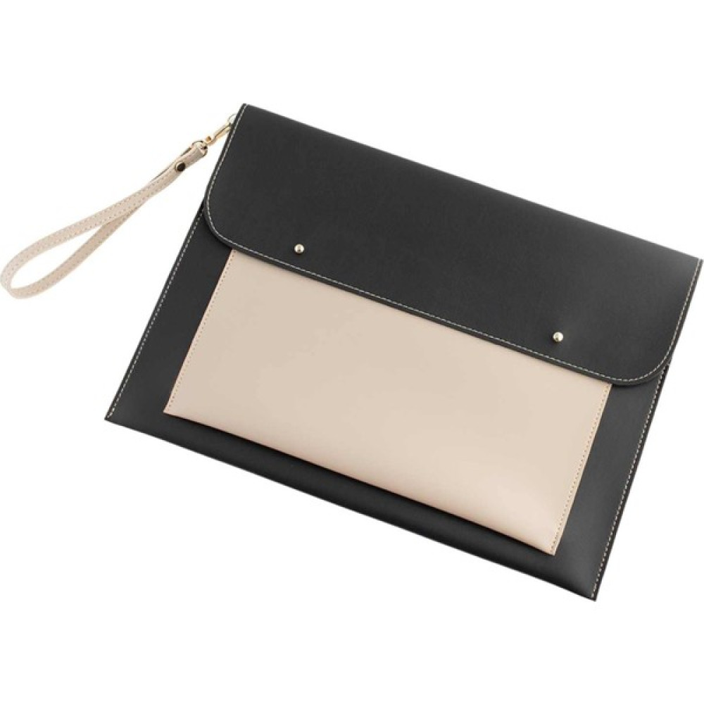 Dk Leather 13 - 13.3 - 14 Inç Uyumlu Laptop Kılıf Notebook Laptop ve Evrak Çantası Siyah-Bej - Siyah - Beyaz Dizüstü Bilgisayar Aksesuarları Fiyatı