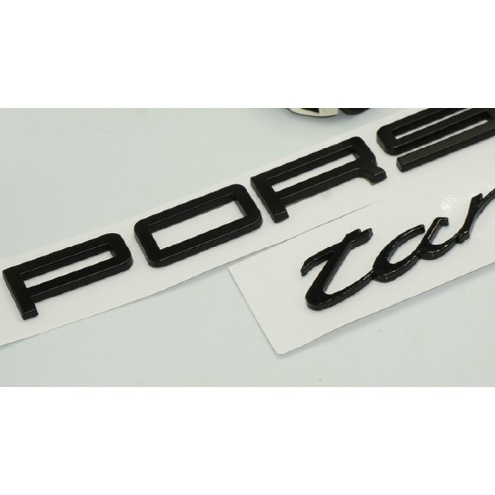 Dk Porsche Targa Bagaj 3m 3D Siyah Abs Yazı Logo Amblem Seti Oto Boyaları Fiyatı