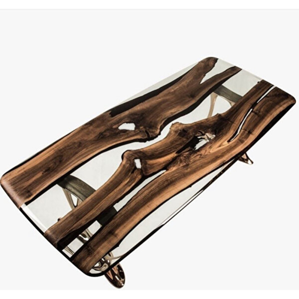 Dk Resınn Epoksi Wood Art 14KG Masa-Kalın Döküm(4-5cm) Extra Sararma Dirençli-Ultra Şeffaf Epoksi Sanatsal Malzemeler Fiyatı