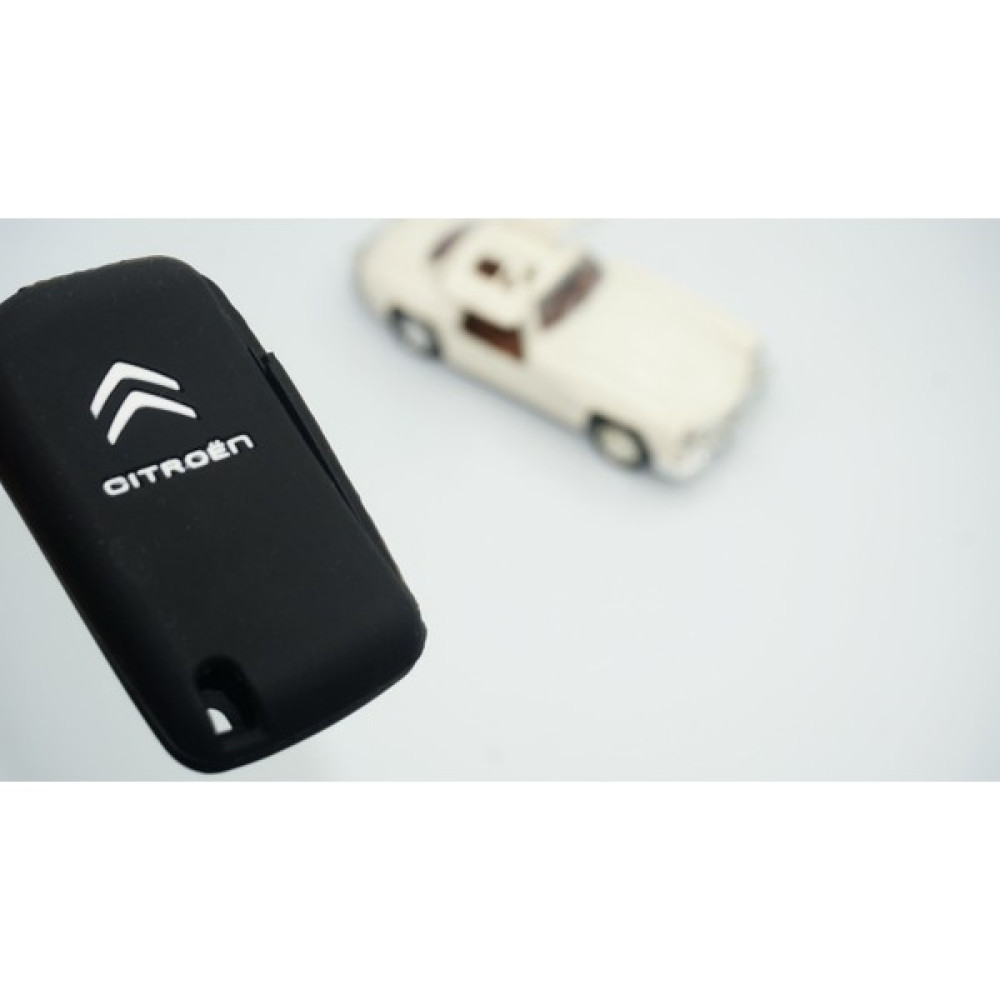 DK Tuning Citroen C4 C5 C3 C2 C4L Xsara Picasso Citroen Logolu 1.kalite Silikon Anahtar Kılıfı - 350 CC'den küçük Anahtarlık Fiyatı