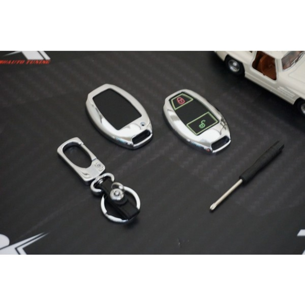 DK Tuning Mercedes Benz A B C S Class 2 Buton Metal Deri Fosforlu Anahtarlık 2020 Style - 350 CC'den küçük Anahtarlık Fiyatı