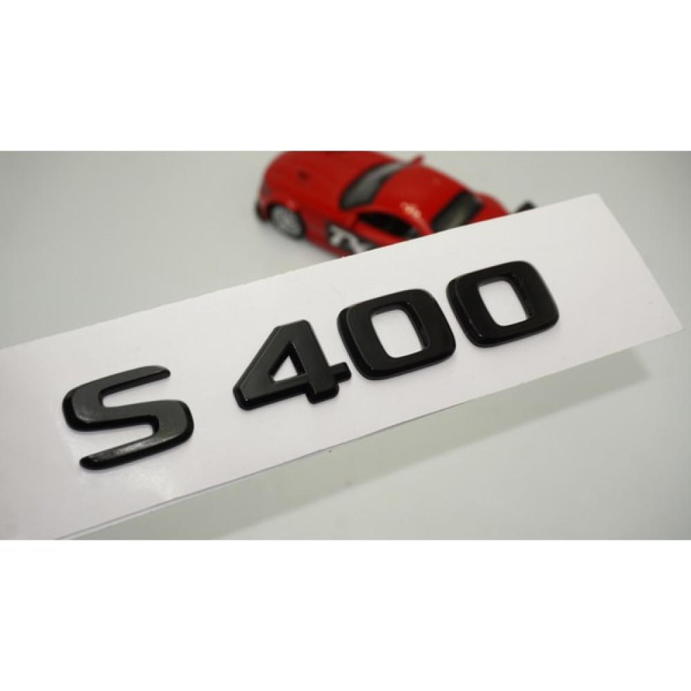 DK Tuning S 400 Bagaj Parlak Siyah Abs 3m 3D Yazı Logo - Standart - Siyah - Beyaz Oto Boyaları Fiyatı