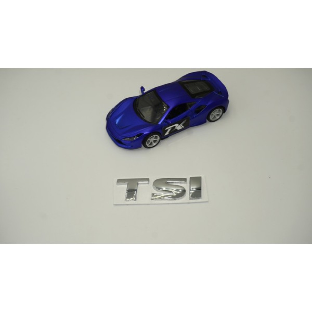 DK Tuning Volkswagen Tsi Bagaj Krom Metal 3m 3D Logo Amblem - Tek Ebat - Gümüş Oto Boyaları Fiyatı