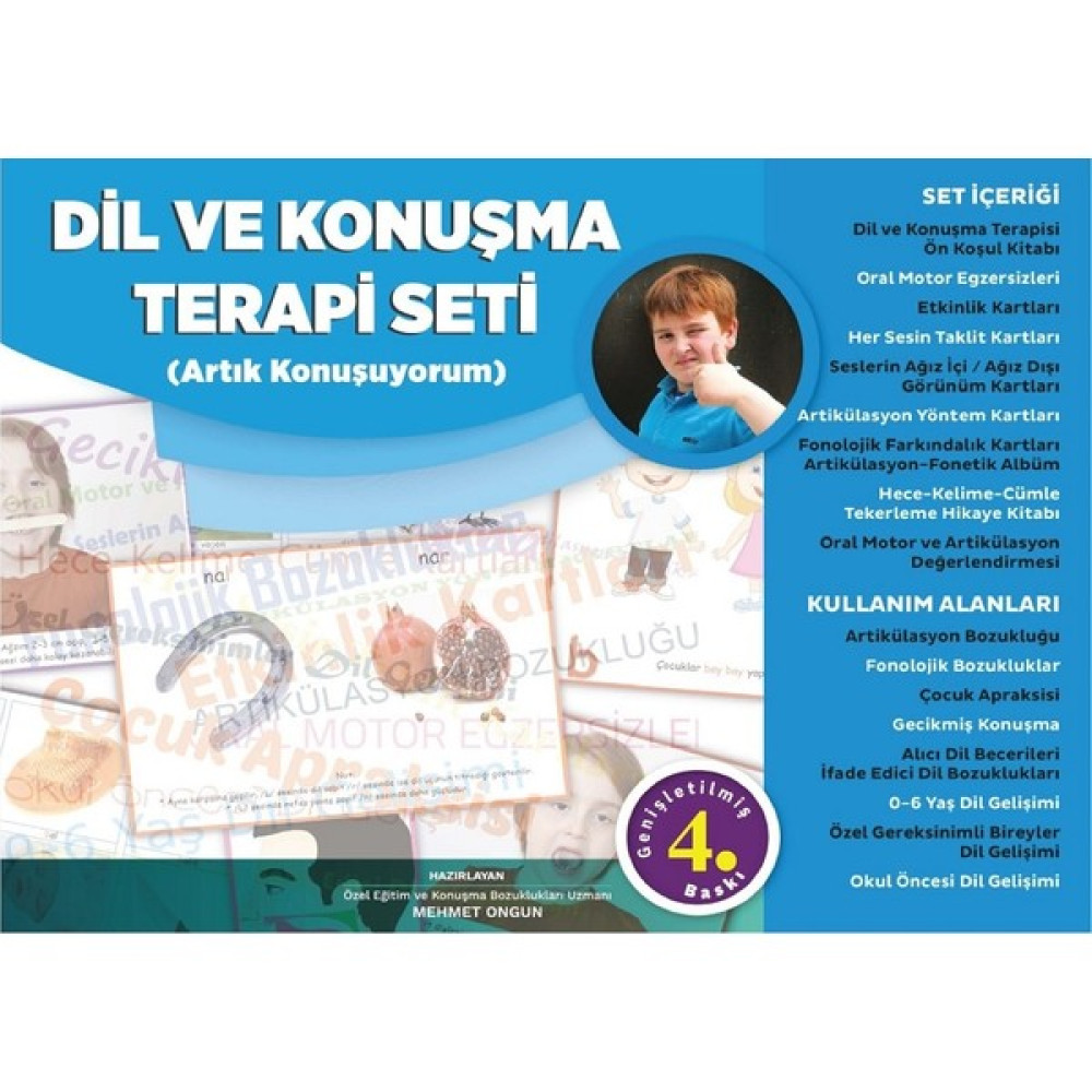 DKA Dil ve Konuşma Terapi Seti (4. Baskı) Okul Öncesi Eğitici & Öğretici Kitaplar Fiyatı