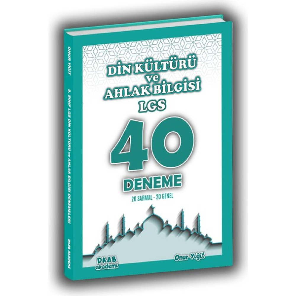 DKAB Akademi 8. Sınıf LGS Din Kültürü ve Ahlak Bilgisi 40 Deneme Kaynak Kitapları Fiyatı
