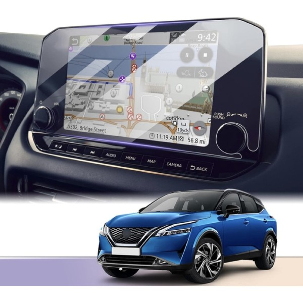 Dkm Nissan Qashqai 2023 Platinum Premium 9 Inc Multimedya Ekran Koruyucu Kırılmaz Şeffaf Temperli Nano Cam Oto Teypleri Fiyatı