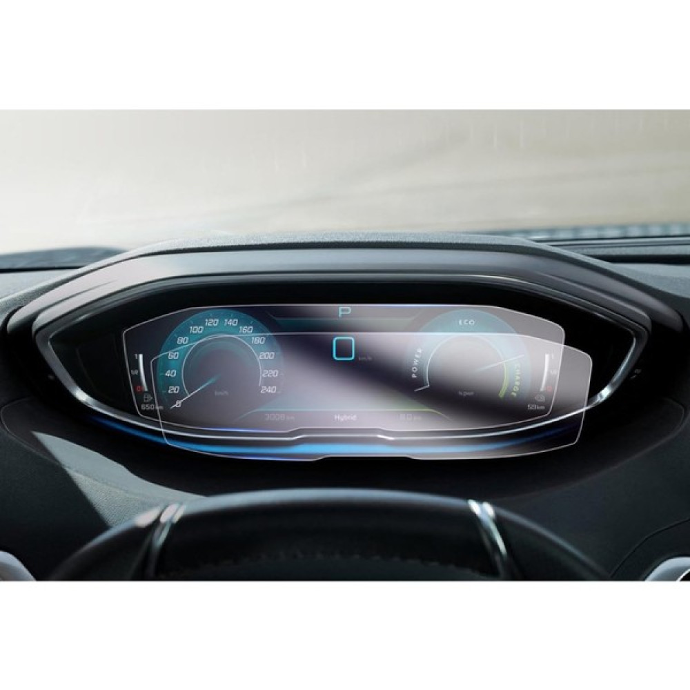 Dkm Peugeot 3008 Dijital Gösterge Ekran Koruyucu Kırılmaz Şeffaf Temperli Nano Cam Oto Teypleri Fiyatı