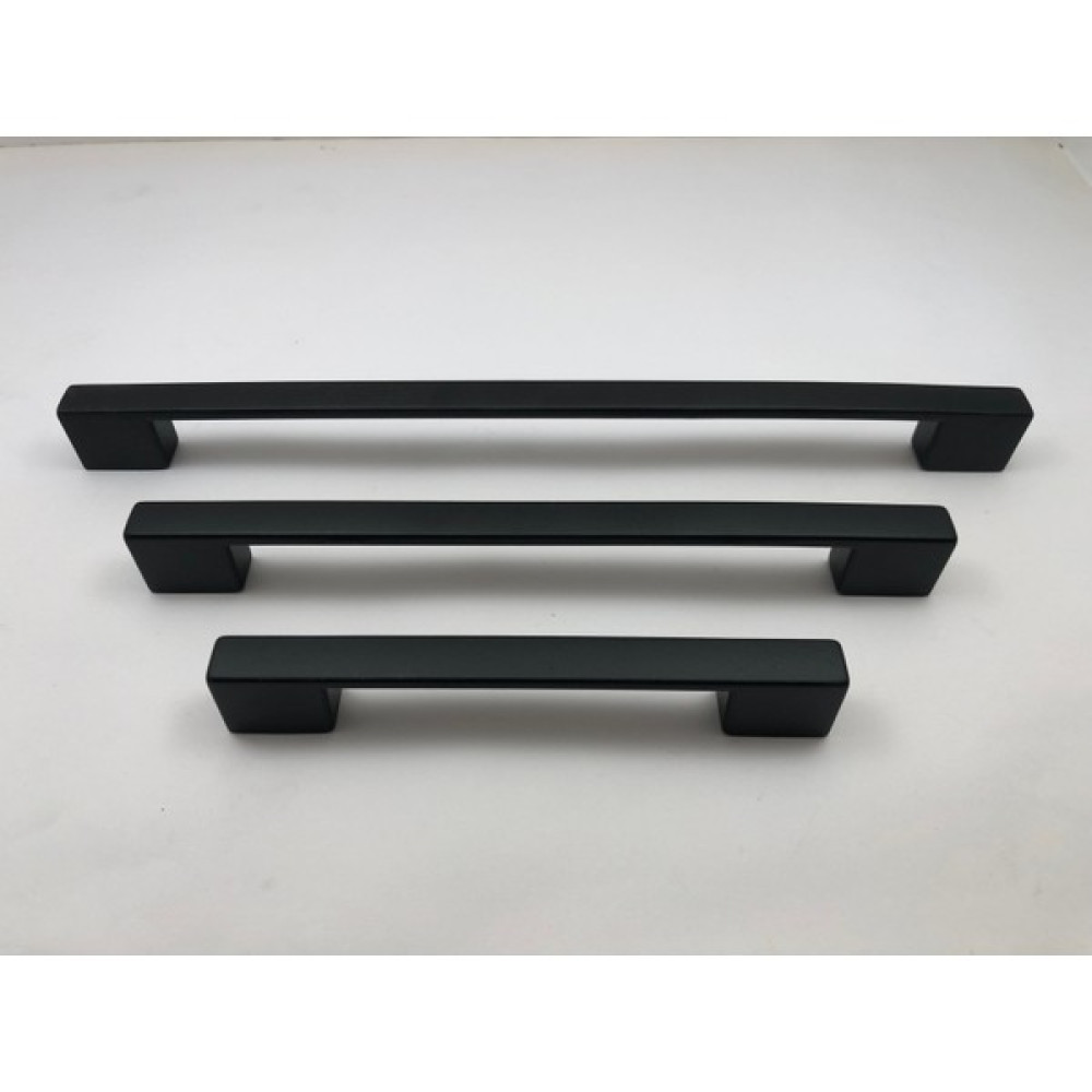 DKS Nergis Mat Renkler Çekmece Mutfak Dolap Mobilya Kulpu Zamak Premium Kalite Kulp - 160-192mm - Siyah Nalburiye & Hırdavat Fiyatı