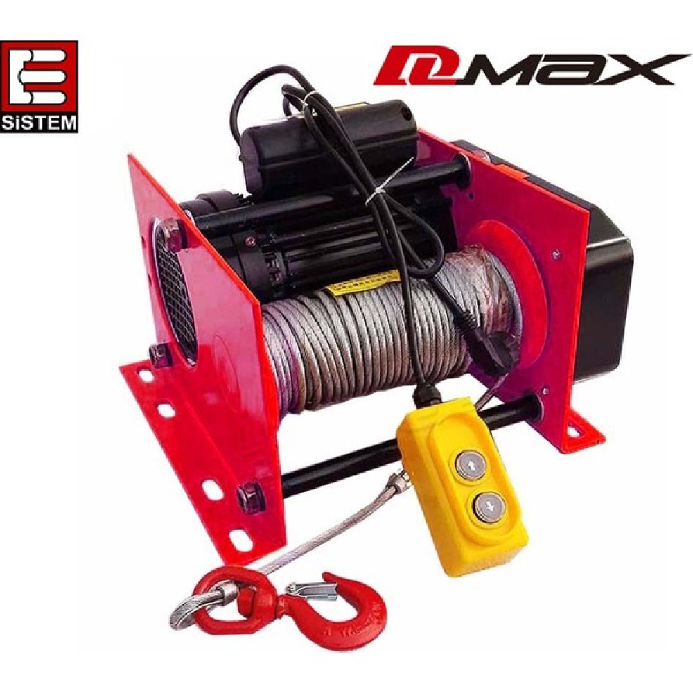 Dlmax 300-600 50 Mt Elektrikli mini vinç 220v Yük Kaldırma / Vinç Fiyatı