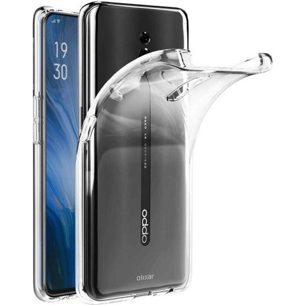 Dlrcase Oppo Reno Kılıf Süper Silikon Yumuşak Arka Koruma+Nano Glass Şeffaf Cep Telefonu Kılıfı Fiyatı