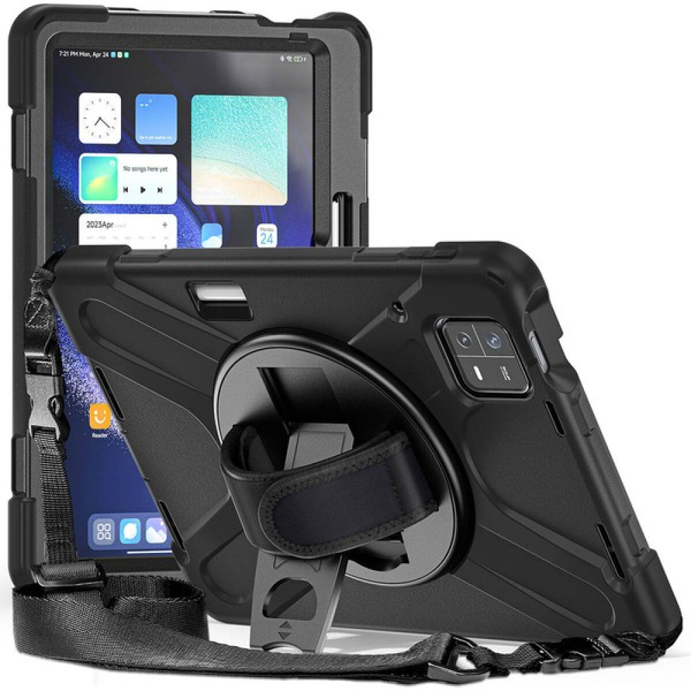 Dlrcase Xiaomi Mi Pad 6 Kılıf Defender Tablet Tank Koruma Standlı Df7 Siyah Tablet Kılıfı Fiyatı