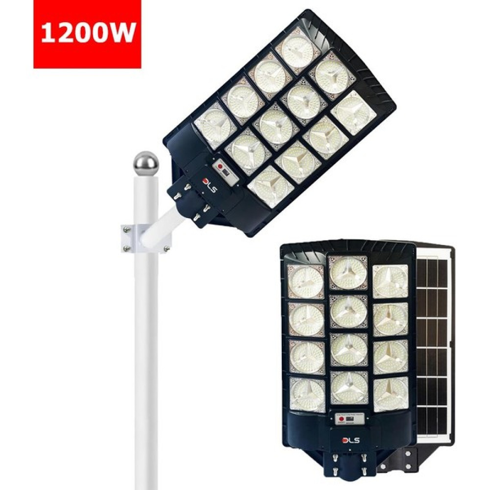 Dls 1200W Solar Güneş Enerjili Profesyonel LED Bahçe Aydınlatması Hareket Sensörlü 684 Ledli Oto Boyaları Fiyatı