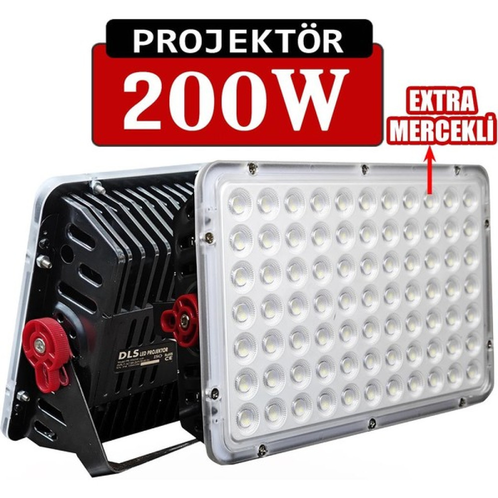 DLS 200W Projektör Dls Park Bahçe Çevre Site Bina Tabela Dış Mekan LED Lamba Elektrik ve Aydınlatma Fiyatı