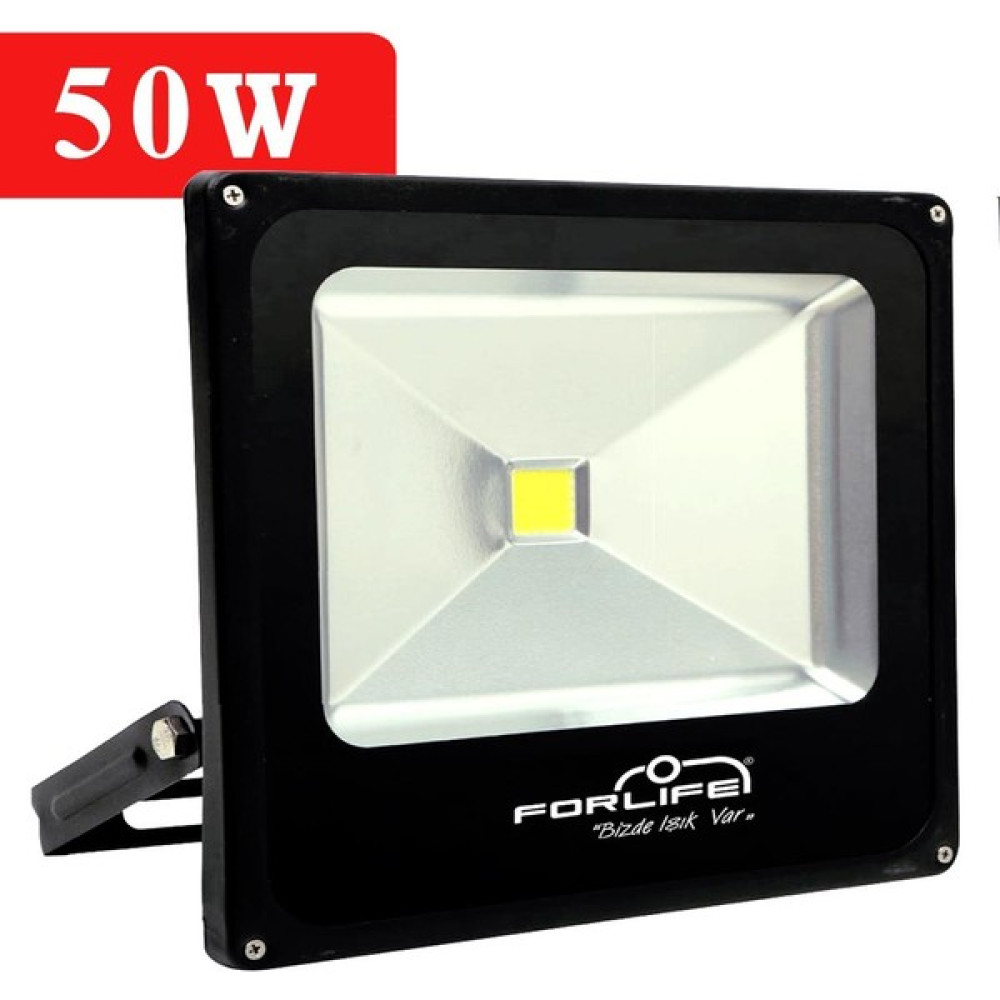 Dls 50W Günışığı Rengi Led Projektör Park Bahçe Çevre Site Bina Tabela Dış Mekan Led Lamba Ledli Projektör Elektrik ve Aydınlatma Fiyatı