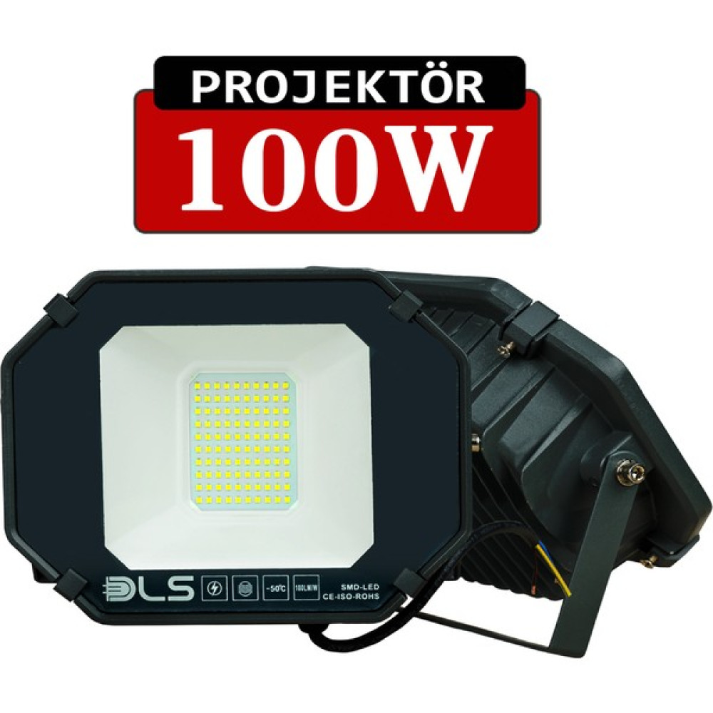 DLS Projektör 100W LED Döküm Kasa Dls Smd Beyaz Işık D100 - 100 W Elektrik ve Aydınlatma Fiyatı