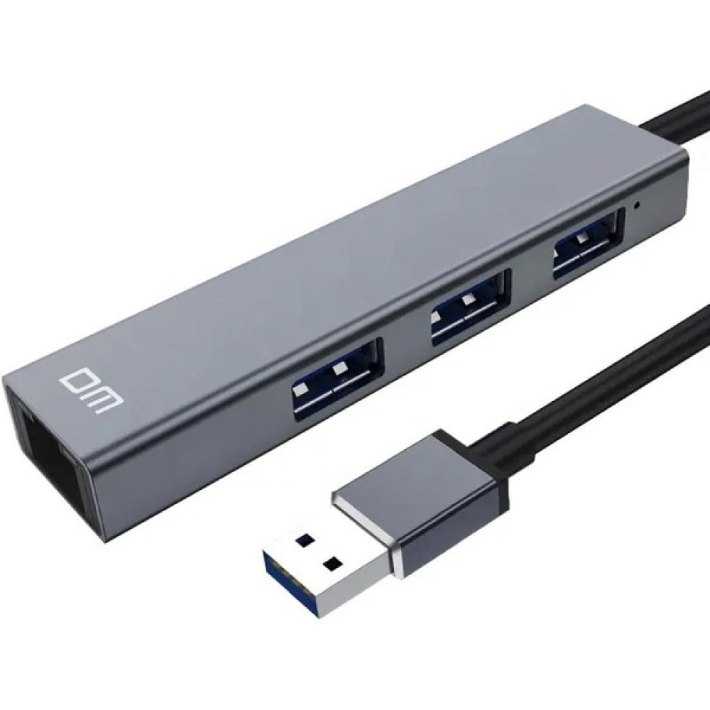 Dm CHB012 USB 3.0 To RJ45 Gigabit Ethernet ve USB Çoklayıcı Dönüştürücü Seri & Paralel Kablo Fiyatı