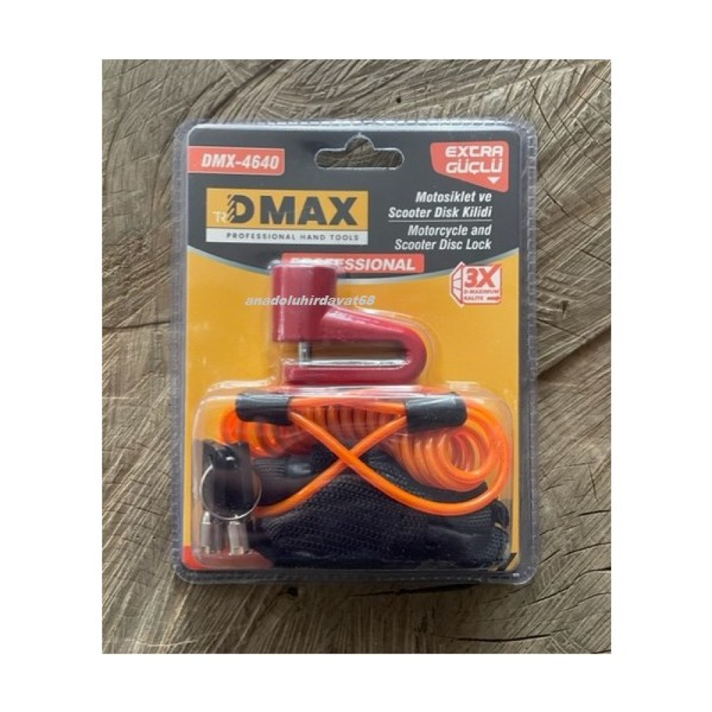 Dmax Disk Fren Kilit Çelik Bisiklet Kilidi Scoter Kilidi Motosiklet Kilidi Diğer Fiyatı