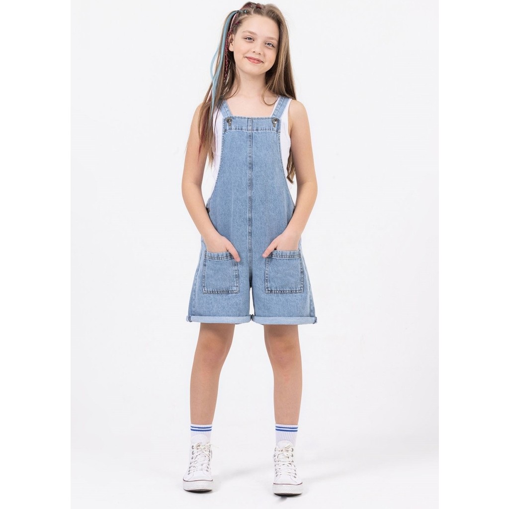 Dmb Boys & Girls 9-14 Yaş Pamuk Önden Cepli Kot Tulum Giyim & İç Giyim Fiyatı