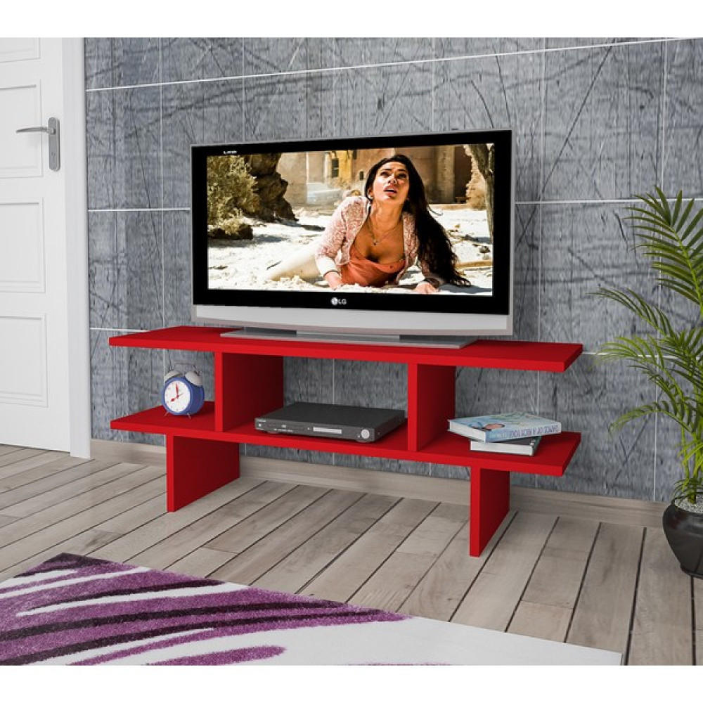 DMoya Nice Tv Ünitesi - Kırmızı Tv Ünitesi / Sehpası Fiyatı
