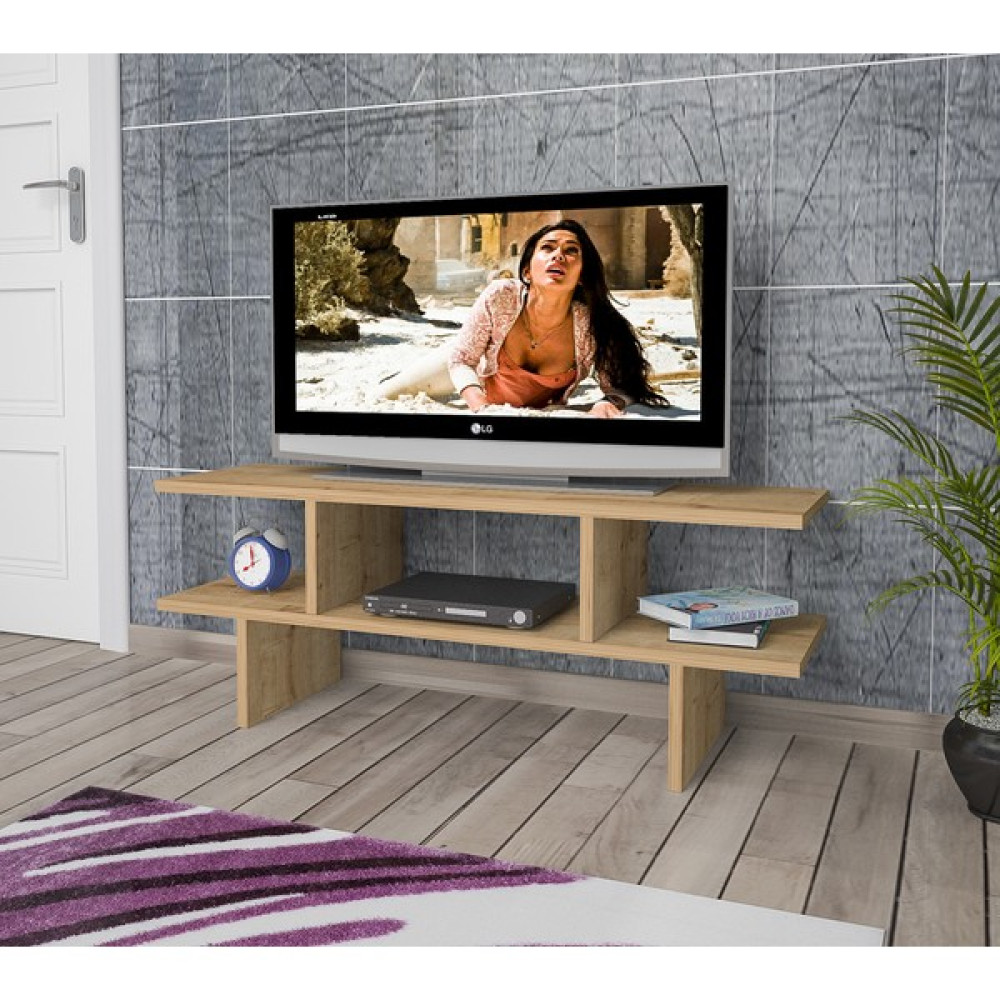 DMoya Nice Tv Ünitesi - Safir Meşe Tv Ünitesi / Sehpası Fiyatı