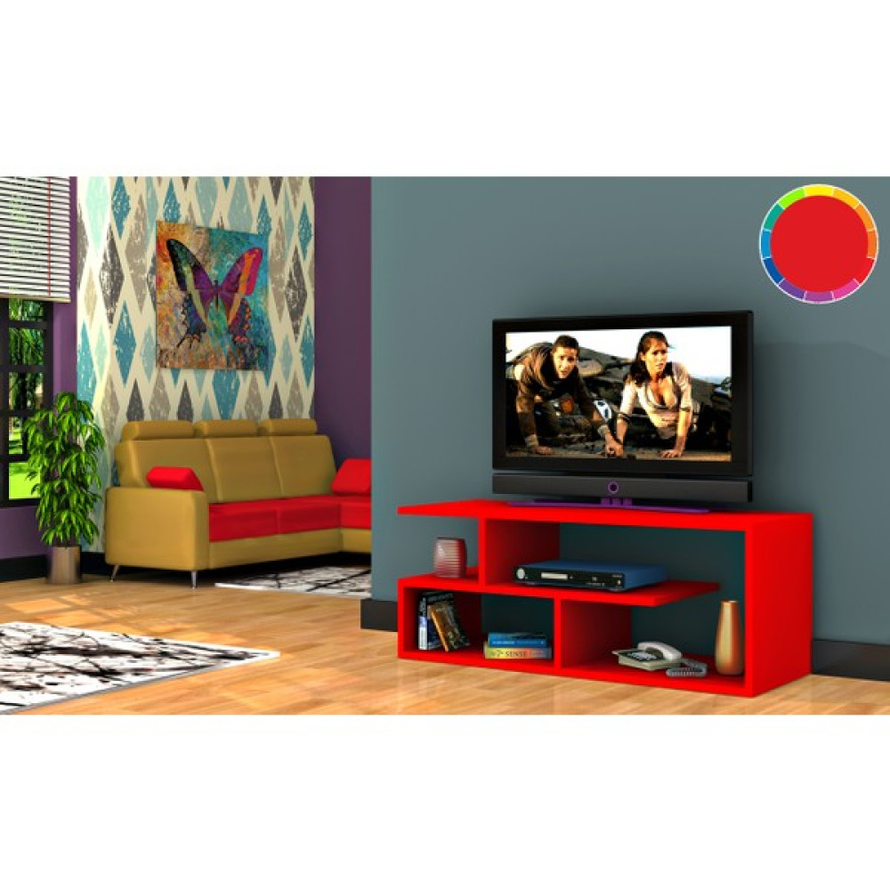 DMoya Optimum Tv Ünitesi - Kırmızı Tv Ünitesi / Sehpası Fiyatı