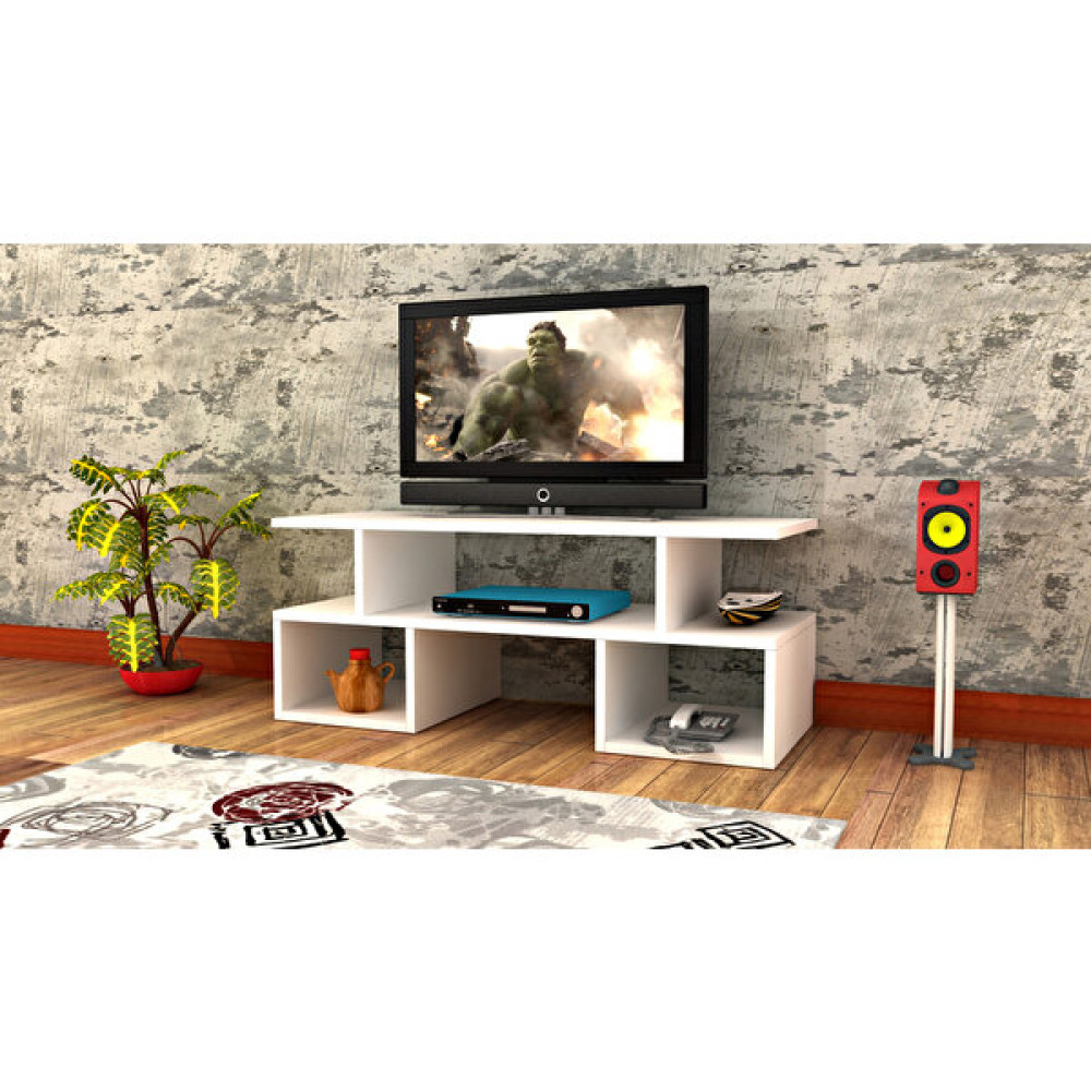 DMoya Twist 1 Tv Ünitesi - Beyaz Tv Ünitesi / Sehpası Fiyatı