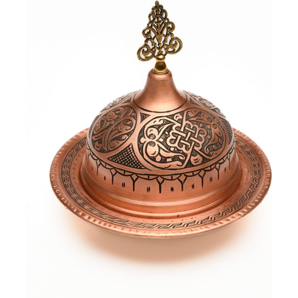 Dmt Copper Home Bakır El İşlemesi Özel Kahve Yanı Sunumluk Lokumluk-Çerezlik 2'li 14 cm + 12 cm Mutfak Gereçleri Fiyatı