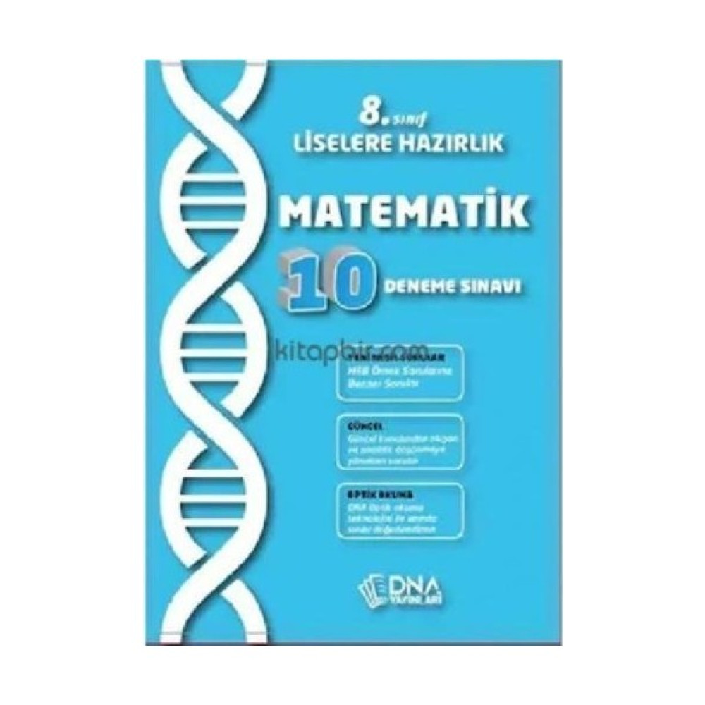 Dna 8. Sınıf Matemetik 10 Lu Deneme Sınavı-Yeni Matematik Fiyatı