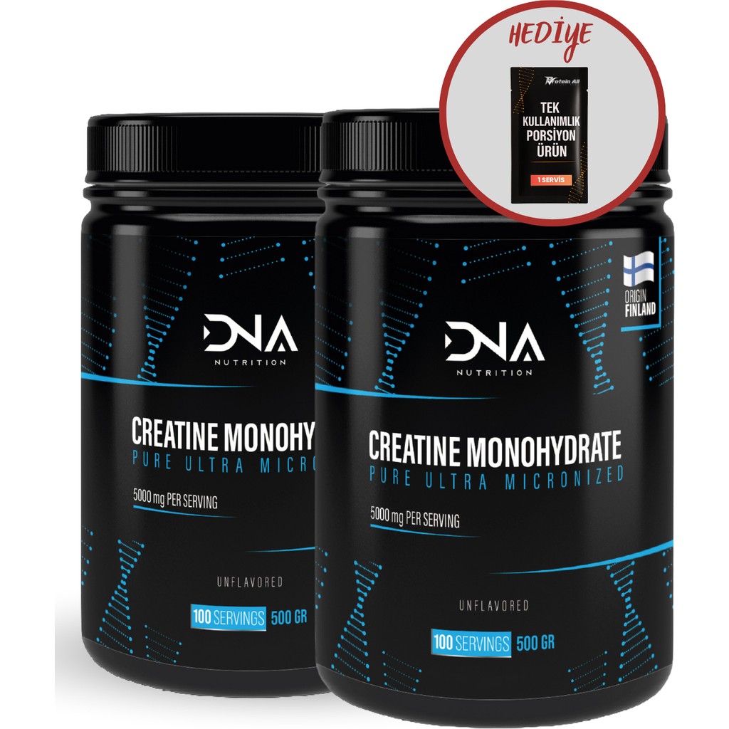 Dna Nutrition Kreatin Monohidrat 2 Adet 500 gr Ultra Mikronize Finlandiya Menşeli Diğer Fiyatı
