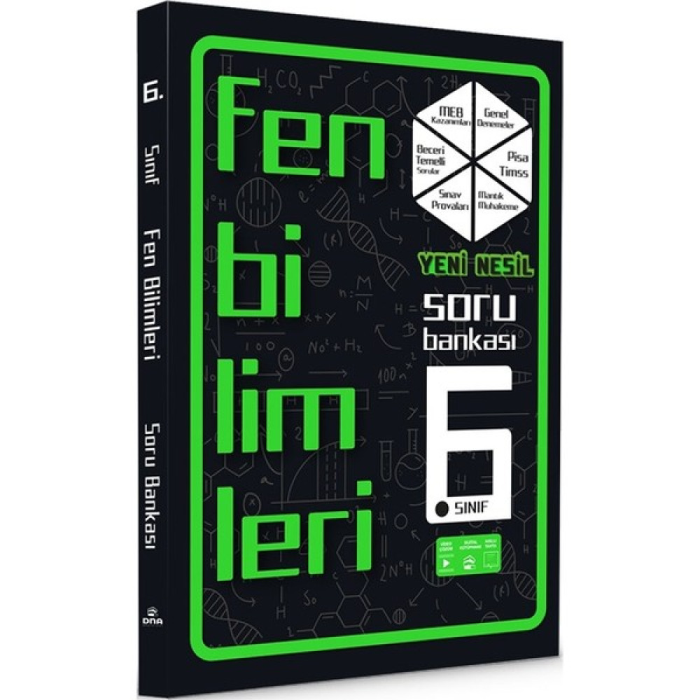 DNA Yayınları 6. Sınıf Fen Bilimleri Soru Bankası Ders Sınav Kitapları Fiyatı