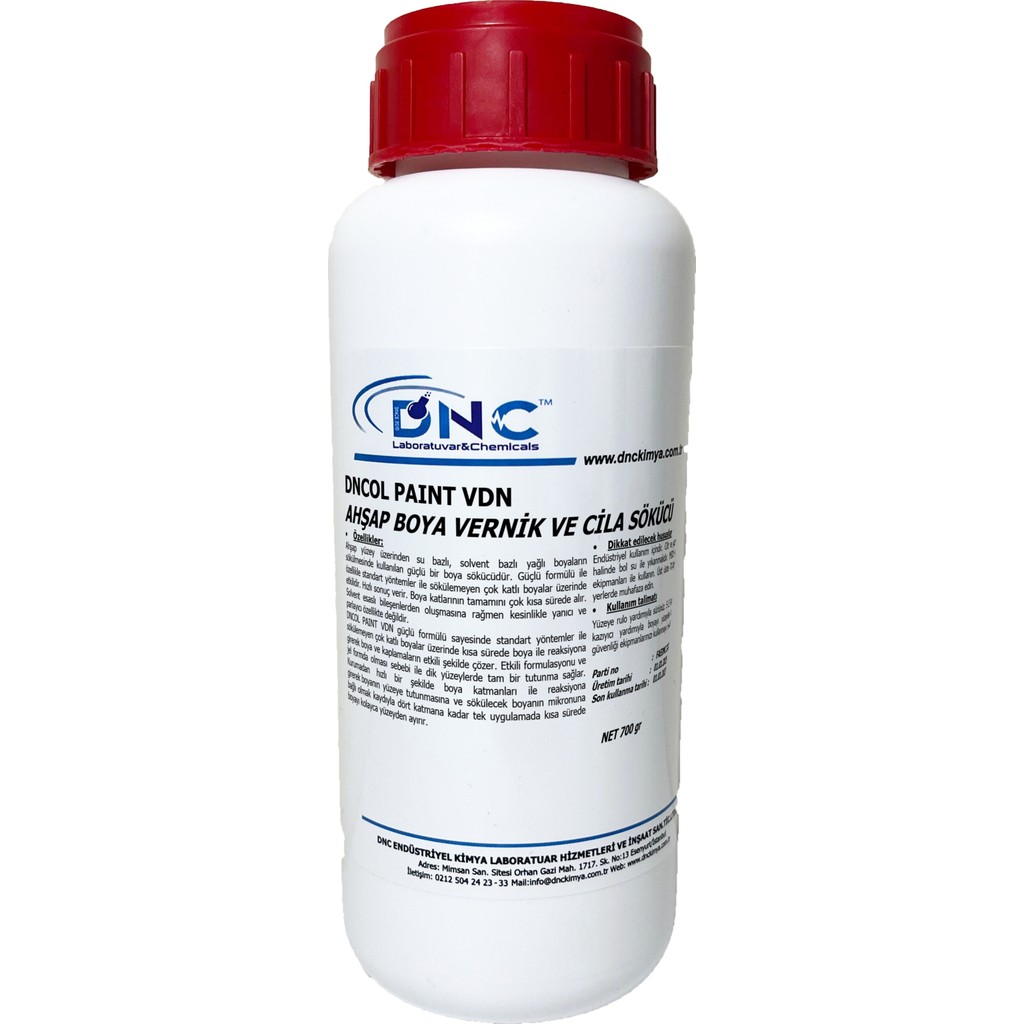 DNC Ahşap Boya ve Vernik Sökücü Dncol Paint VDN 700 gr Etkili Temizlik Özelliği ile Diğer Fiyatı