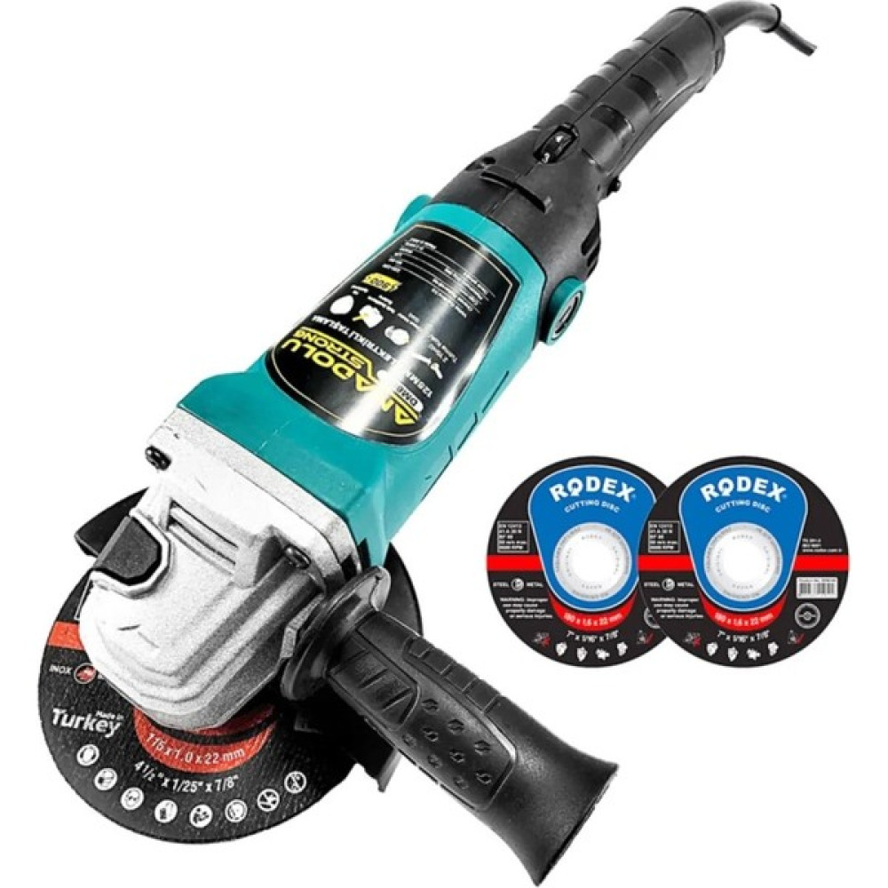 Dncstore Anadolu Strong DM803 Devir Ayarlı Spral Taşlama Makinası Avuç İçi Taşlama 115 mm 2 Adet Disk - 115mm Taşlama Makinesi Fiyatı