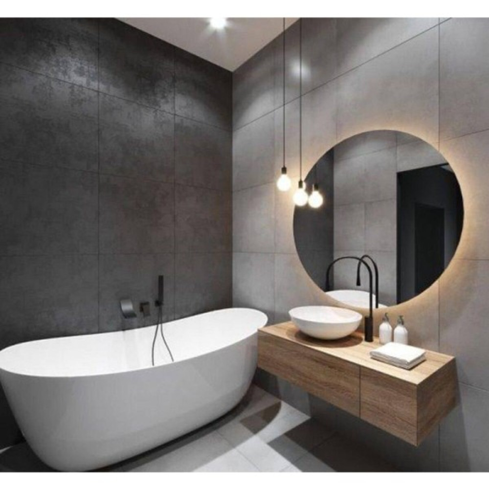 DNR 45 Cm Günışığı Ledli Yuvarlak Banyo Aynası Tuvalet Aynası Banyo Aynası Fiyatı