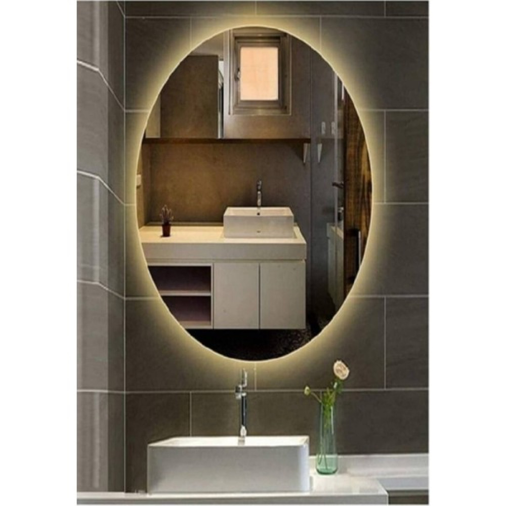 DNR 50 x 70 cm Günışığı Ledli Elips Banyo Aynası Tuvalet Aynası Banyo Aynası Fiyatı