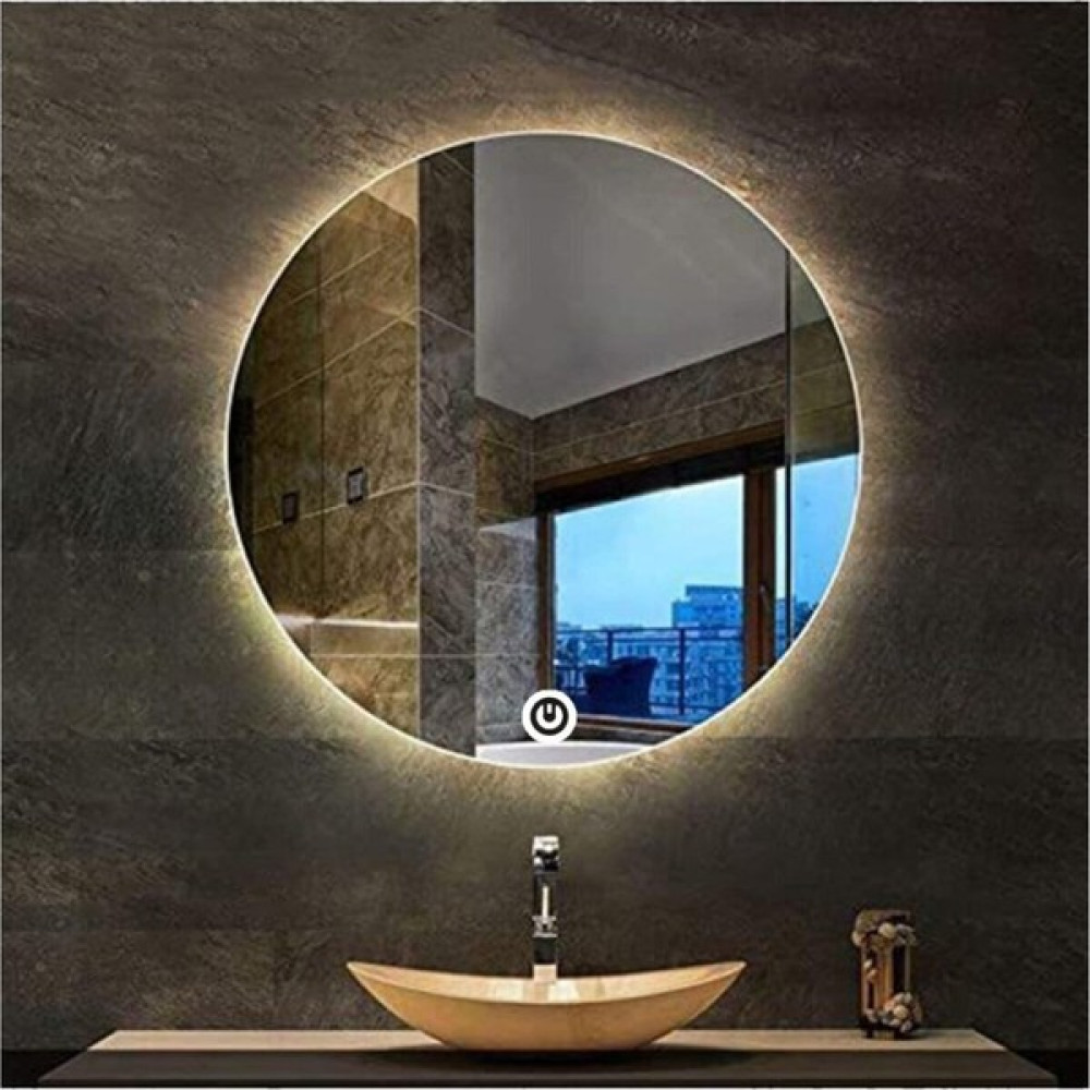 Dnr 60 Cm Dokunmatik Tuşlu Günışığı Ledli Yuvarlak Banyo Aynası Banyo Aynası Fiyatı