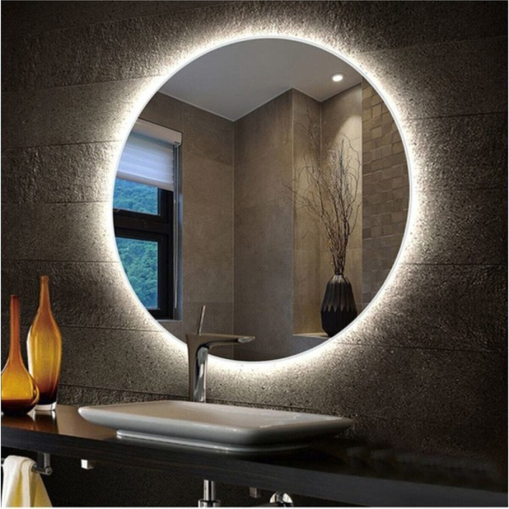 DNR 70 Cm Beyaz Ledli Yuvarlak Banyo Aynası Tuvalet Aynası Banyo Aynası Fiyatı