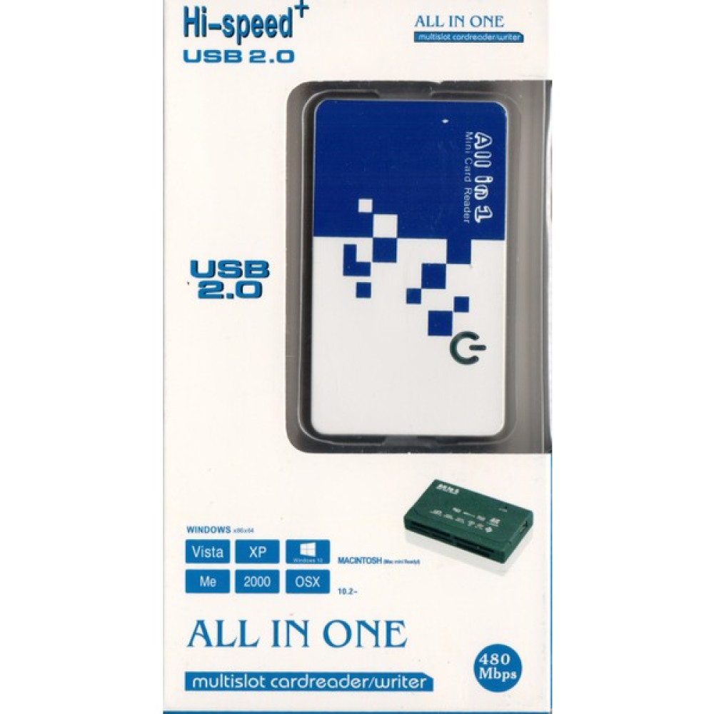DNR Bilişim Hepsi Bir Arada Çoklu Kart Okuyucu USB 2.0 Compact Flash Card Tf Cf Sd Mini Sd Sdhc Mmc Ms Xd Hafıza Kartları Fiyatı