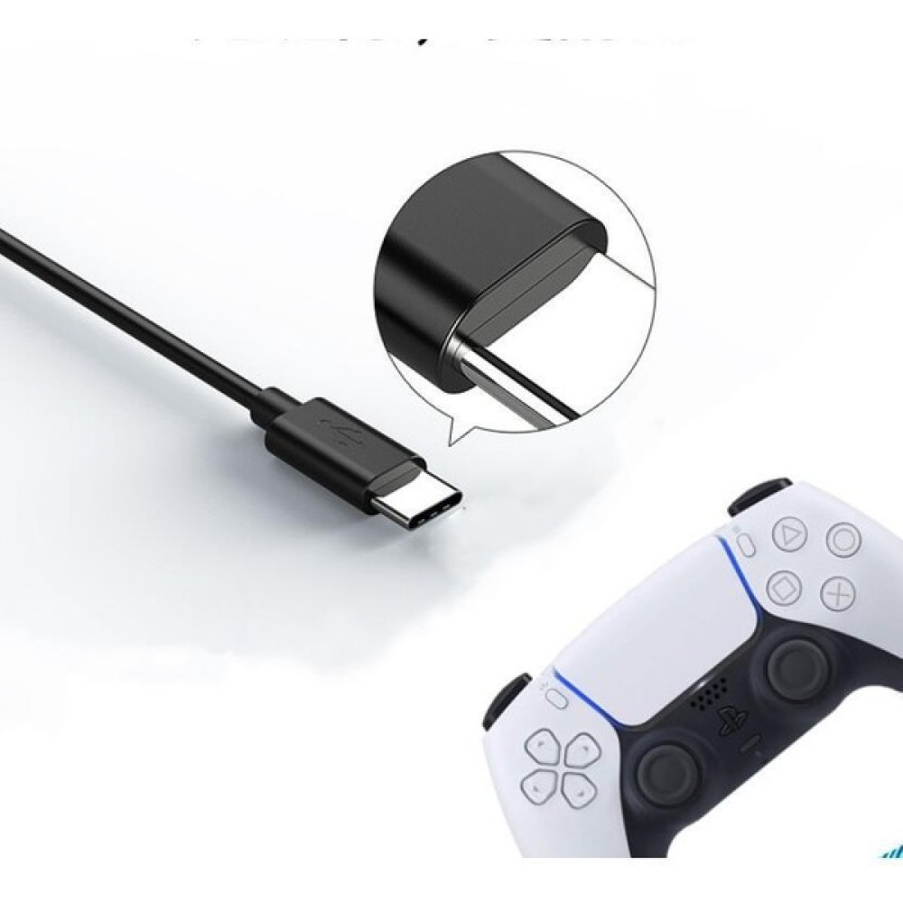 DNR Bilişim Sony Ps5 Orjınal Şarj Kablosu Type-C Orjınal Data Şarj Kablo PlayStation 5 PS5 Oyunları Fiyatı