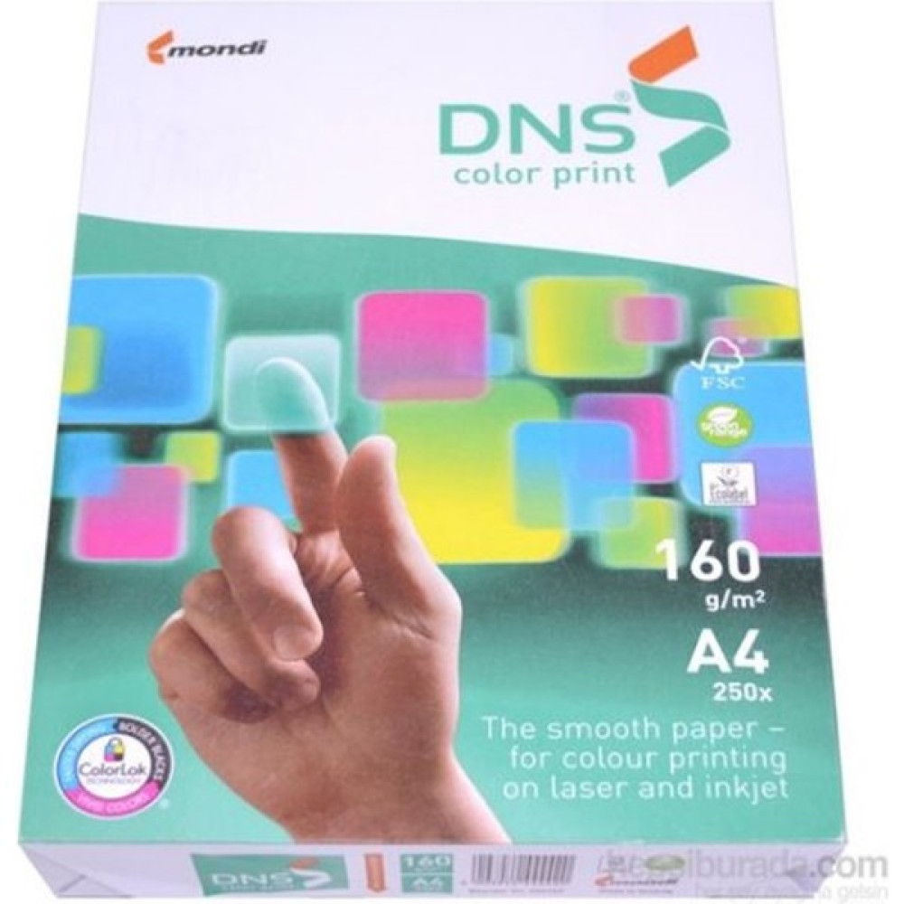 Dns A4 Kağıt 160 Gr. 250'LI Paket - Beyaz Fotokopi Kağıdı Fiyatı