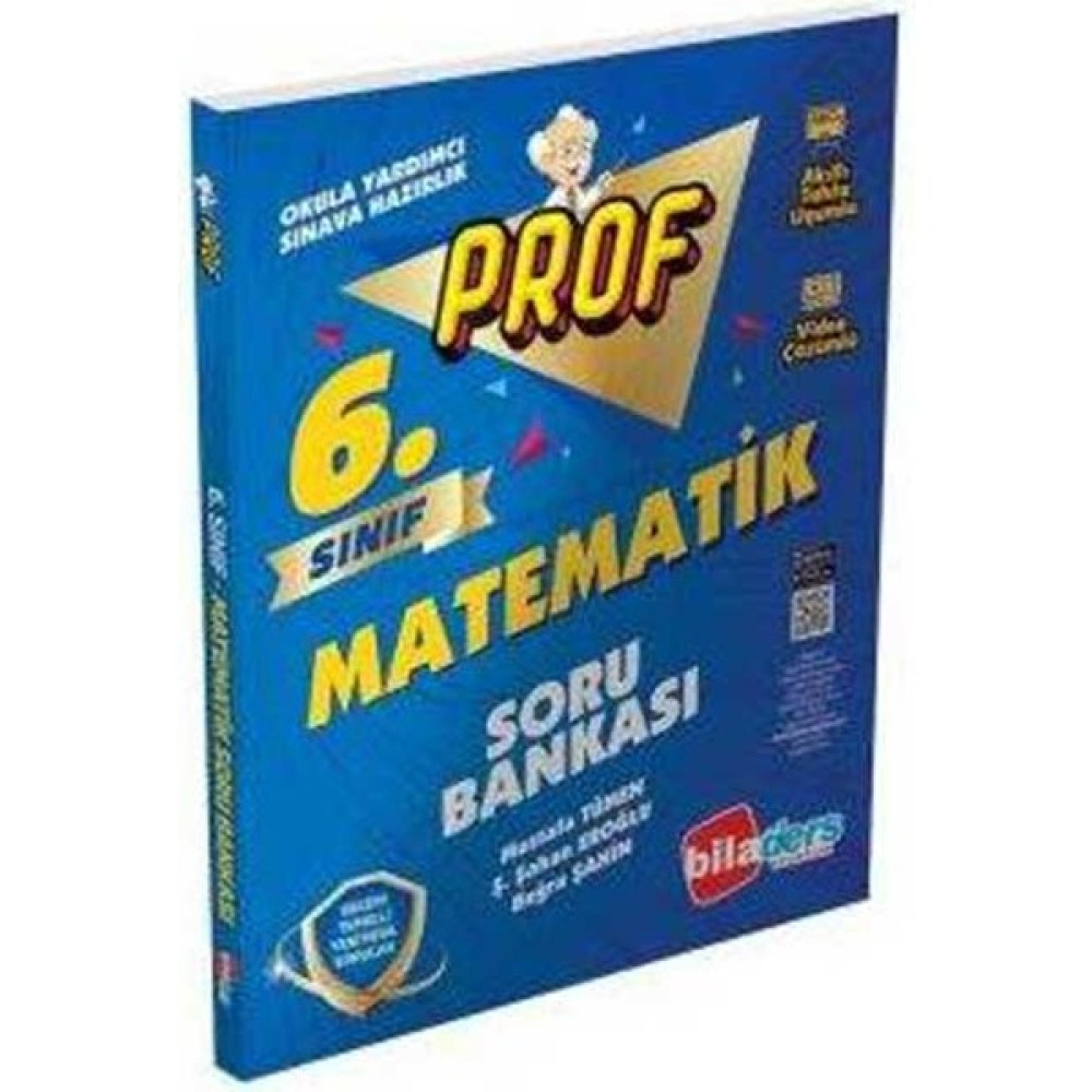 Dnz Biladers Yayınları 6. Sınıf Matematik Soru Bankası Prof Serisi 0922 Kaynak Kitapları Fiyatı