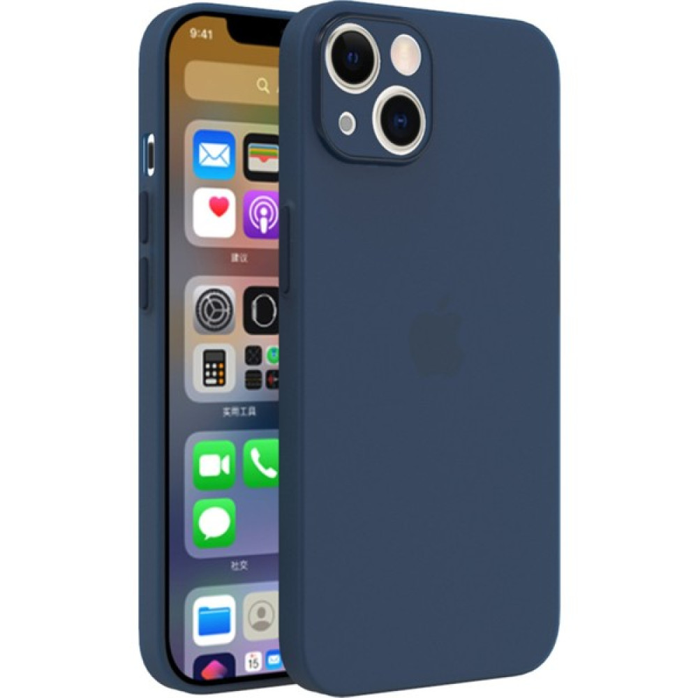 DNZ Bilişim iPhone 13 Mini Kılıf Renkli Kamera Korumalı Silikon Kılıf - Mavi Cep Telefonu Kılıfı Fiyatı
