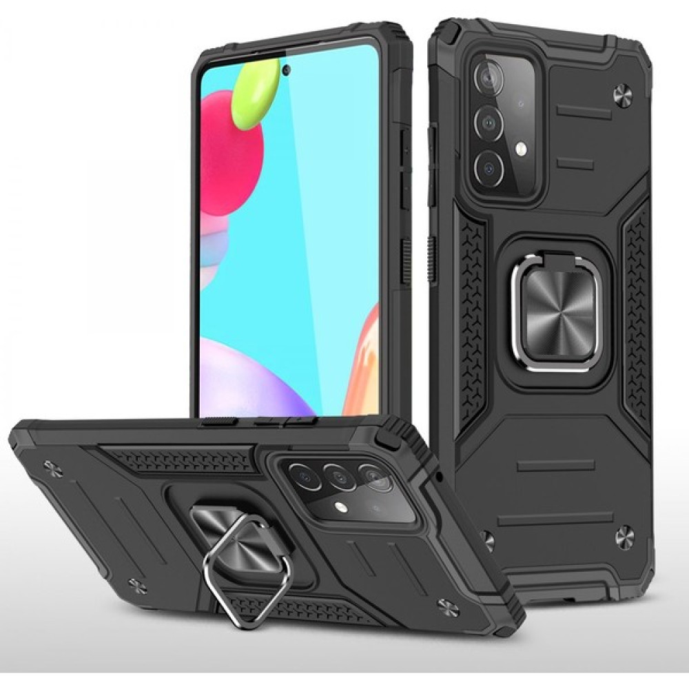 DNZ Bilişim Samsung Galaxy A72 Kılıf Zegna Yüzüklü Silikon - Siyah Cep Telefonu Kılıfı Fiyatı