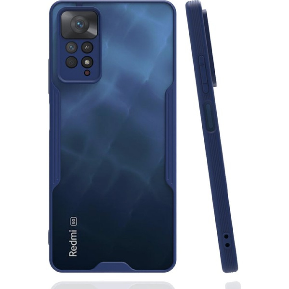 DNZ Bilişim Xiaomi Redmi Note 11 Pro Kılıf Kenarları Renkli Soft Silikon Kılıf - Lacivert Cep Telefonu Kılıfı Fiyatı