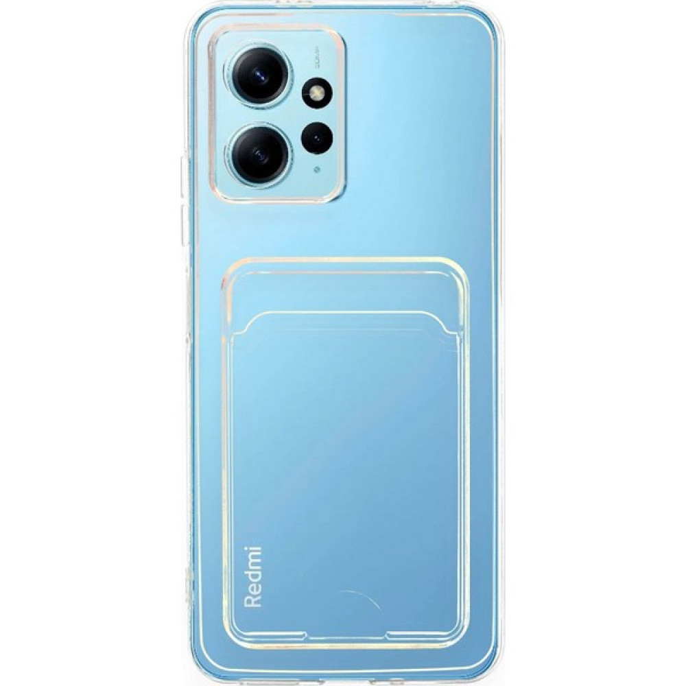DNZ Bilişim Xiaomi Redmi Note 12 Kılıf Kartlıklı Şeffaf Silikon Kılıf - Şeffaf Cep Telefonu Kılıfı Fiyatı