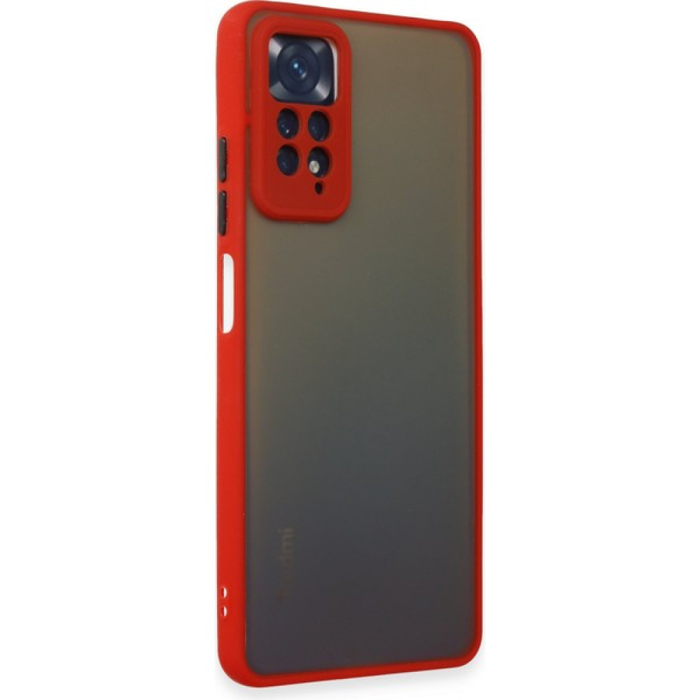 DNZ Bilişim Xiaomi Redmi Note 12 Pro Kılıf Kenarları Renkli Kamera Korumalı Silikon Kılıf - Kırmızı Cep Telefonu Kılıfı Fiyatı