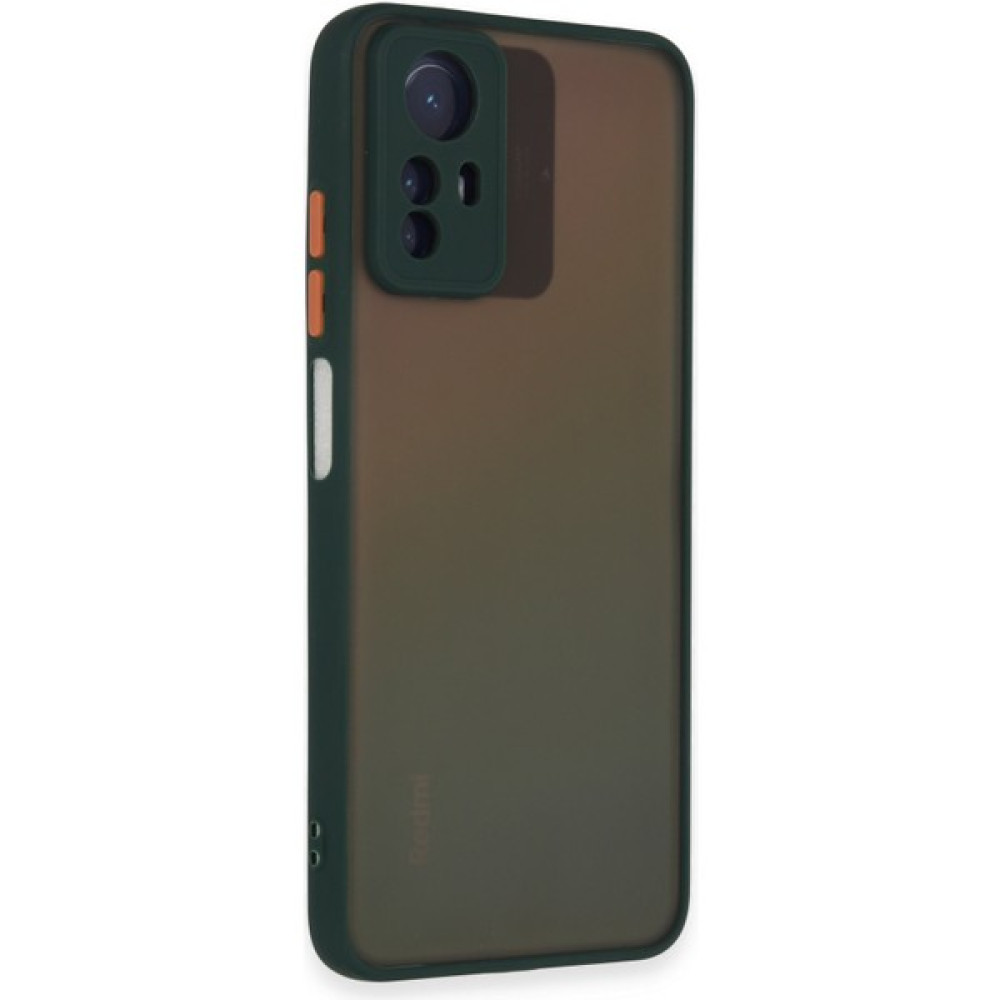 DNZ Bilişim Xiaomi Redmi Note 12S Kılıf Kenarları Renkli Kamera Korumalı Silikon Kılıf - Yeşil Cep Telefonu Kılıfı Fiyatı