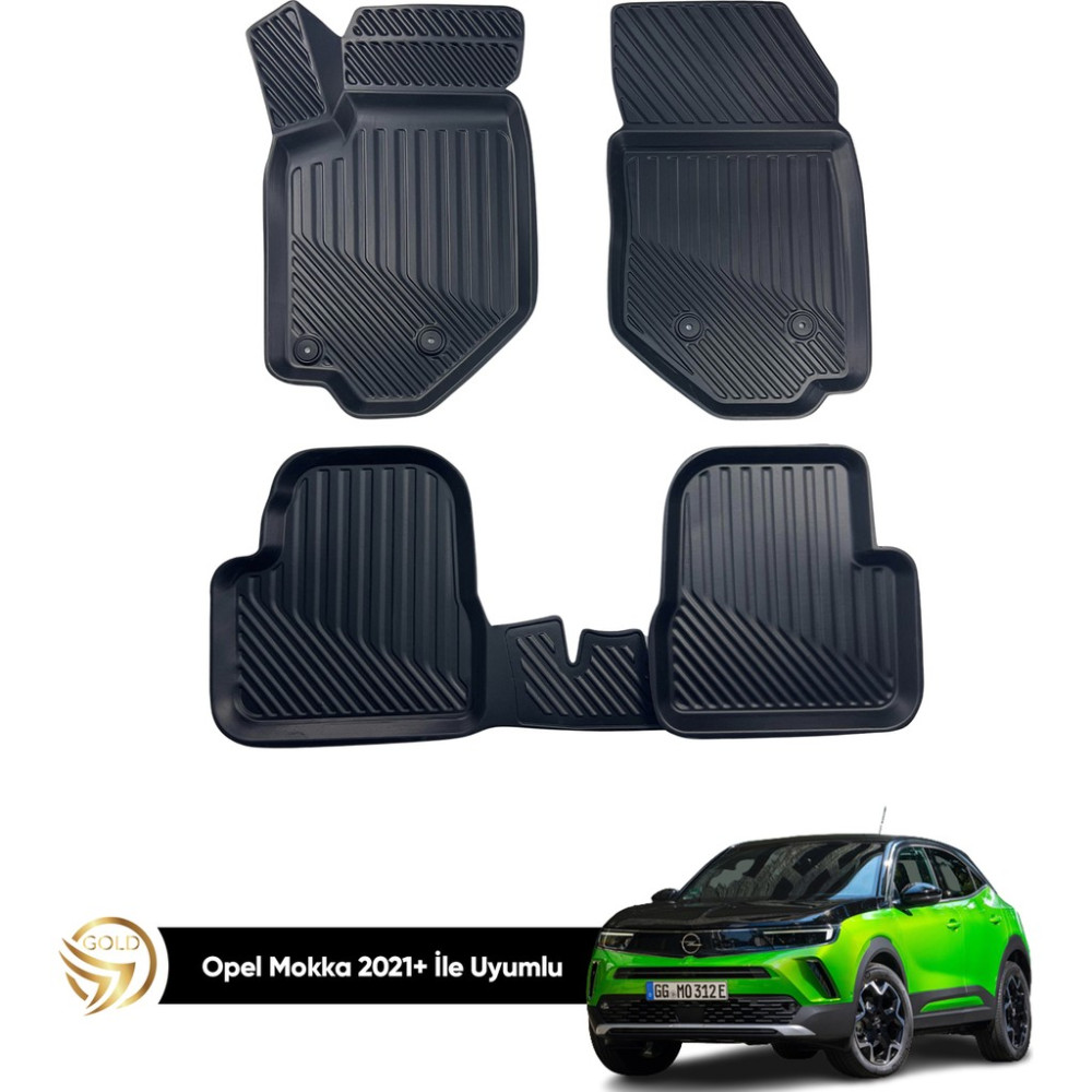 Dnz Opel Mokka 3D Havuzlu Paspas 2021+ Yumuşak Loci - Siyah Oto Paspas Fiyatı