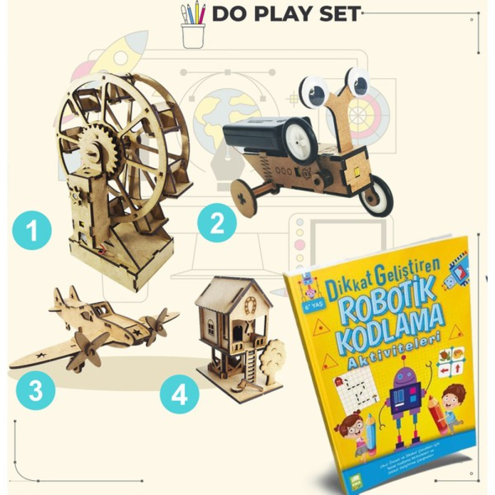 Do Play Set ve Kodlama Kitabı Eğitici Oyuncak Fiyatı